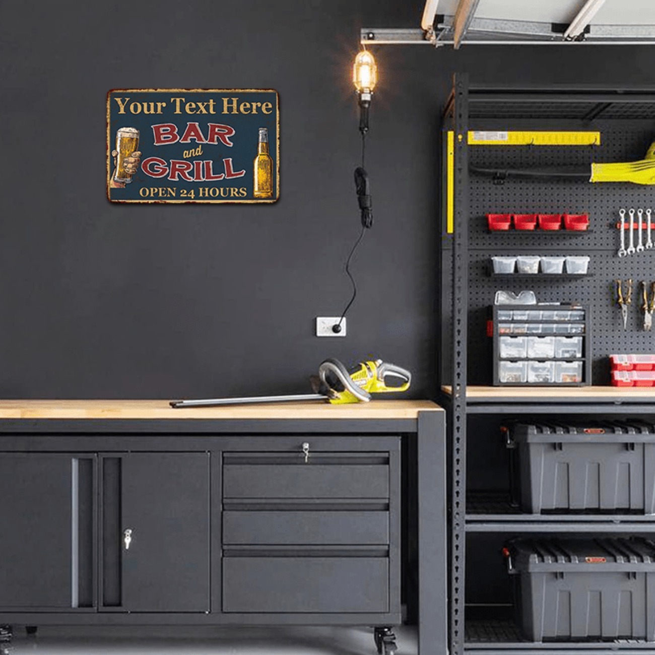 لافتة معدنية من الألومنيوم قاب - مراجعة Home Bar Accessories وسعره